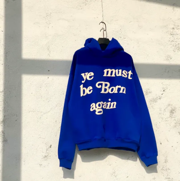 CPFM Ye Must Be Born Again Must Reborn Hoodie Size Purple Dark Blue Dark Green Brown Orange Black Yellow Dark Grey Big Red Blue S M L XL