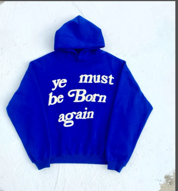 CPFM Ye Must Be Born Again Must Reborn Hoodie Size Purple Dark Blue Dark Green Brown Orange Black Yellow Dark Grey Big Red Blue S M L XL