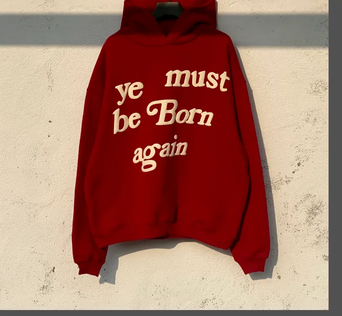 CPFM Ye Must Be Born Again Must Reborn Hoodie Size Purple Dark Blue Dark Green Brown Orange Black Yellow Dark Grey Big Red Blue S M L XL