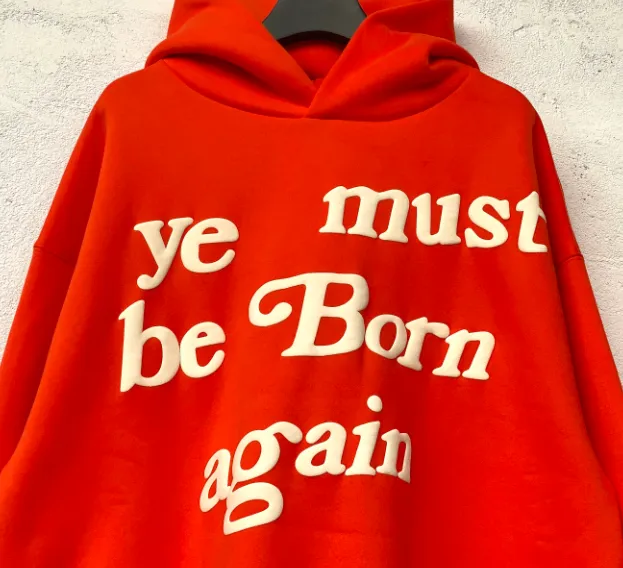 CPFM Ye Must Be Born Again Must Reborn Hoodie Size Purple Dark Blue Dark Green Brown Orange Black Yellow Dark Grey Big Red Blue S M L XL