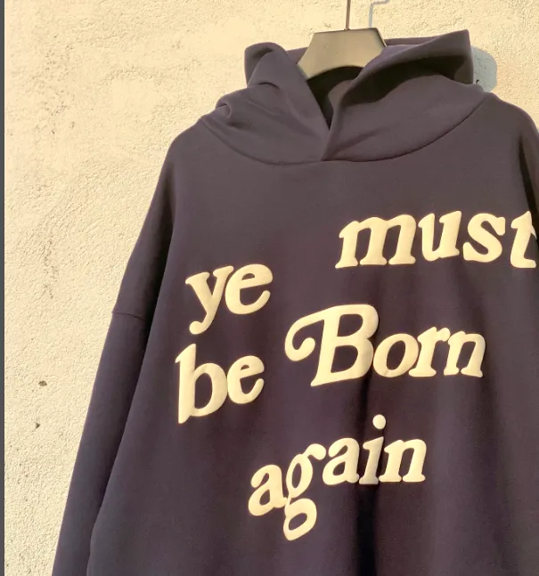 CPFM Ye Must Be Born Again Must Reborn Hoodie Size Purple Dark Blue Dark Green Brown Orange Black Yellow Dark Grey Big Red Blue S M L XL