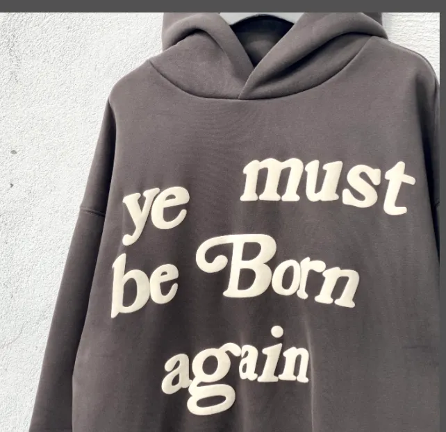 CPFM Ye Must Be Born Again Must Reborn Hoodie Size Purple Dark Blue Dark Green Brown Orange Black Yellow Dark Grey Big Red Blue S M L XL