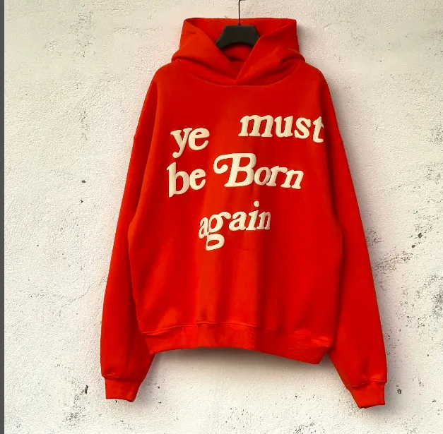 CPFM Ye Must Be Born Again Must Reborn Hoodie Size Purple Dark Blue Dark Green Brown Orange Black Yellow Dark Grey Big Red Blue S M L XL