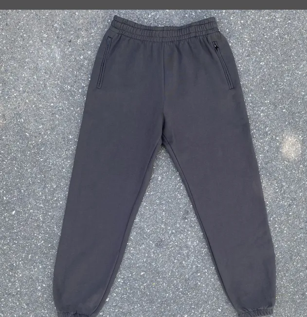 YEEZY SEASON6 SWEATPANTS Kanye High Street Loose Waist Pants, the first generation of divine pants! A powerful tool for running! Size: S M L XL Color: Camel+Dark Grey+Light Grey+navy blue