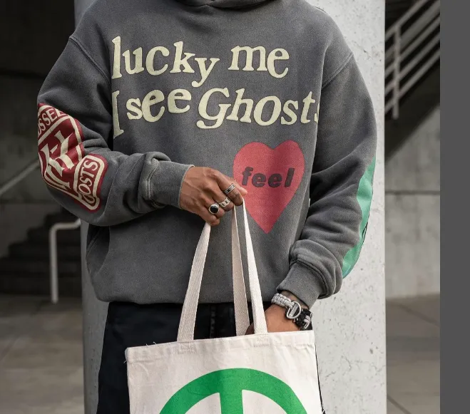 CPFM KIDS SEE GHOSTS Kids Encounter Ghosts Limited Edition Fleece Fabric Foam 3D Printed Hoodie Size: S M L XL