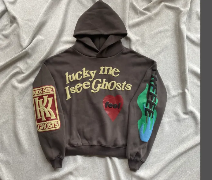 CPFM KIDS SEE GHOSTS Kids Encounter Ghosts Limited Edition Fleece Fabric Foam 3D Printed Hoodie Size: S M L XL