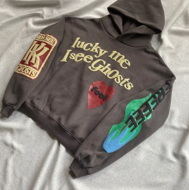 CPFM KIDS SEE GHOSTS Kids Encounter Ghosts Limited Edition Fleece Fabric Foam 3D Printed Hoodie Size: S M L XL