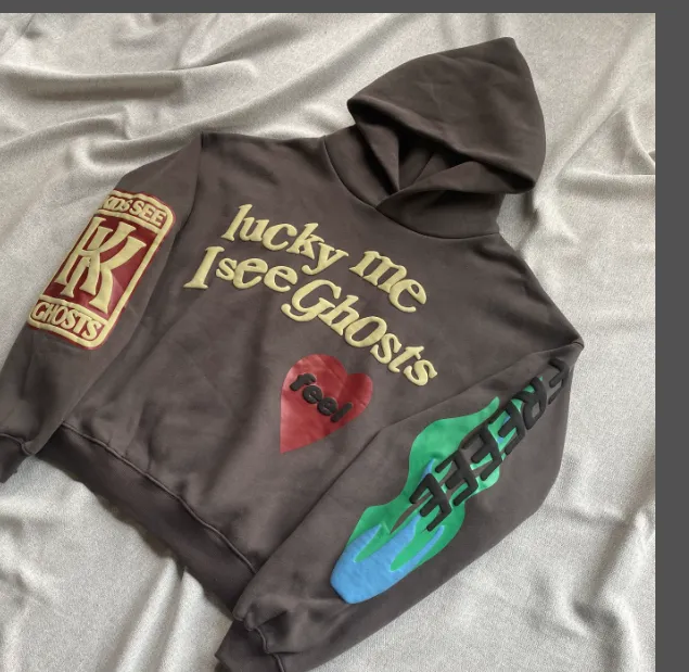 CPFM KIDS SEE GHOSTS Kids Encounter Ghosts Limited Edition Fleece Fabric Foam 3D Printed Hoodie Size: S M L XL