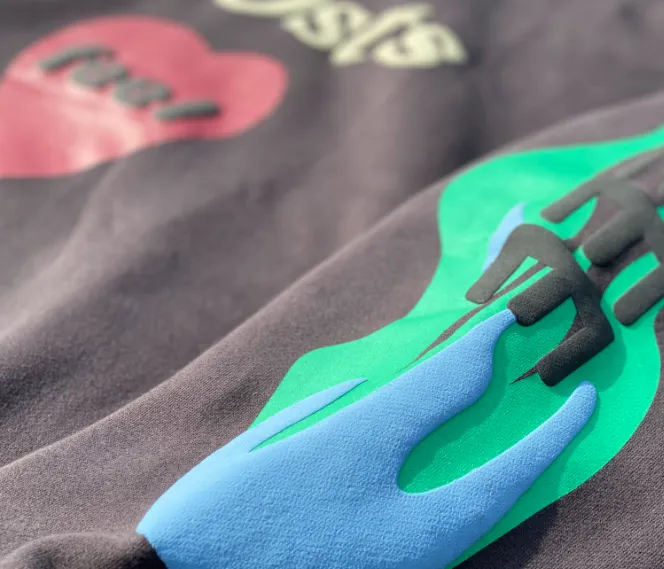 CPFM KIDS SEE GHOSTS Kids Encounter Ghosts Limited Edition Fleece Fabric Foam 3D Printed Hoodie Size: S M L XL