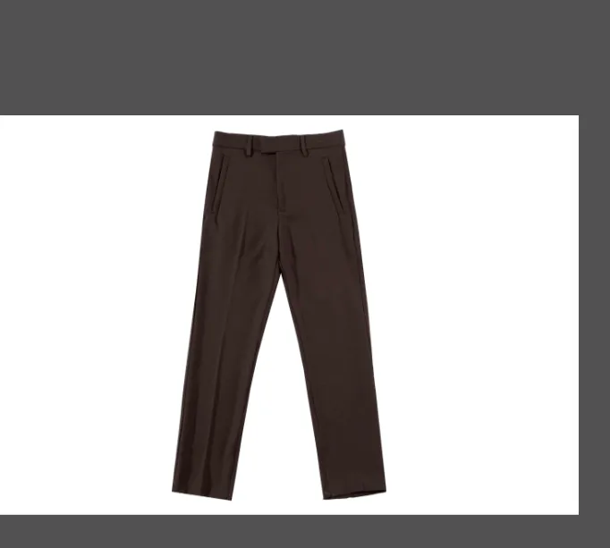 REPRESENT SS22 TAILORED PANT American Athflow Retro Style Invisible Zipper Pants Black Brown S M L XL