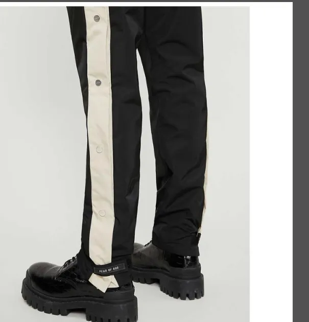 FEAR OF GOD FOG Main Line Buckle Velcro Strap Pants Black XS-L