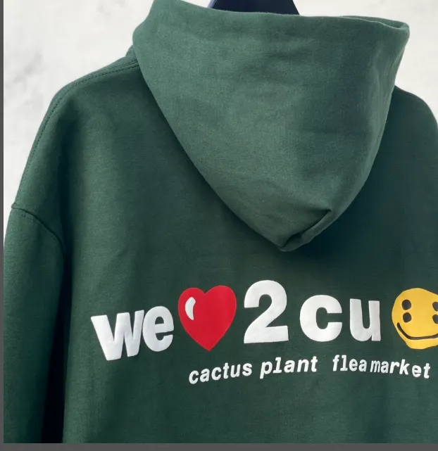 Cactus Plant Flea Market x McDonald's CPFM collaboration latest season foam printed fleece hoodie size: S M L XL