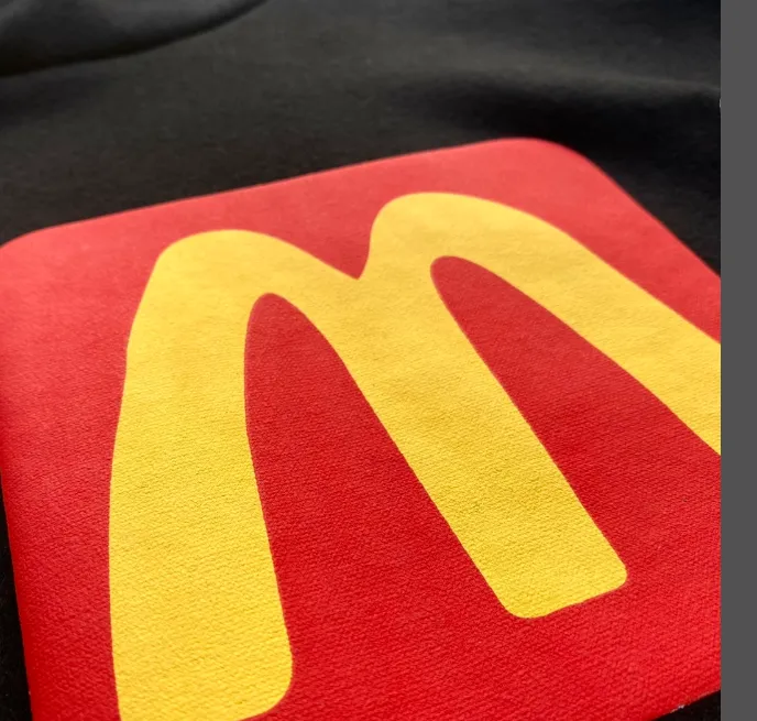 Cactus Plant Flea Market x McDonald's CPFM collaboration latest season foam printed fleece hoodie size: S M L XL