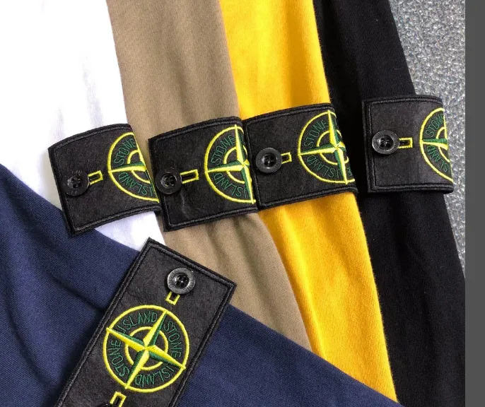 Stone Island Compass Sleeve Badge Long Sleeve T-shirt Base Shirt, m-xxl