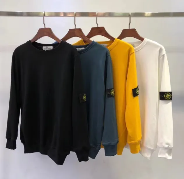 Stone Island looped fabric pullover hoodie S-XL