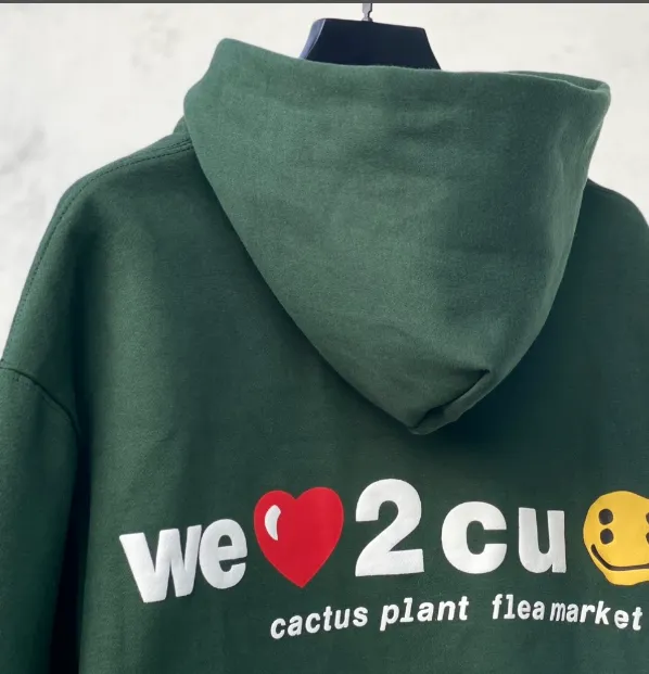 Cactus Plant Flea Market x McDonald's CPFM collaboration latest season foam printed fleece hoodie size: S M L XL