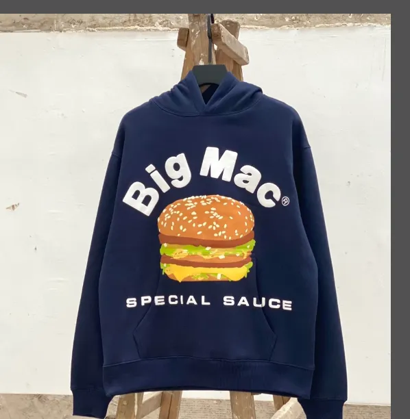 Cactus Plant Flea Market x McDonald's CPFM collaboration latest season foam printed fleece hoodie size: S M L XL