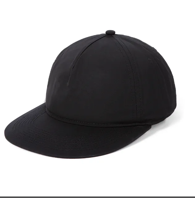 FOG Double Line ESSENTIALS Solid Color Back Velcro Flat brimmed Baseball Hat Black Cement White