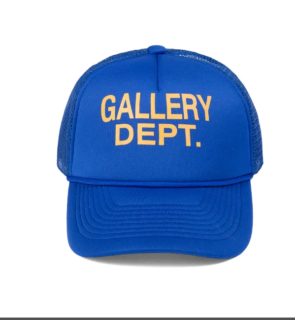 GALLERY DEPT. Truck Hat Mesh Breathable Baseball Hat Black Blue