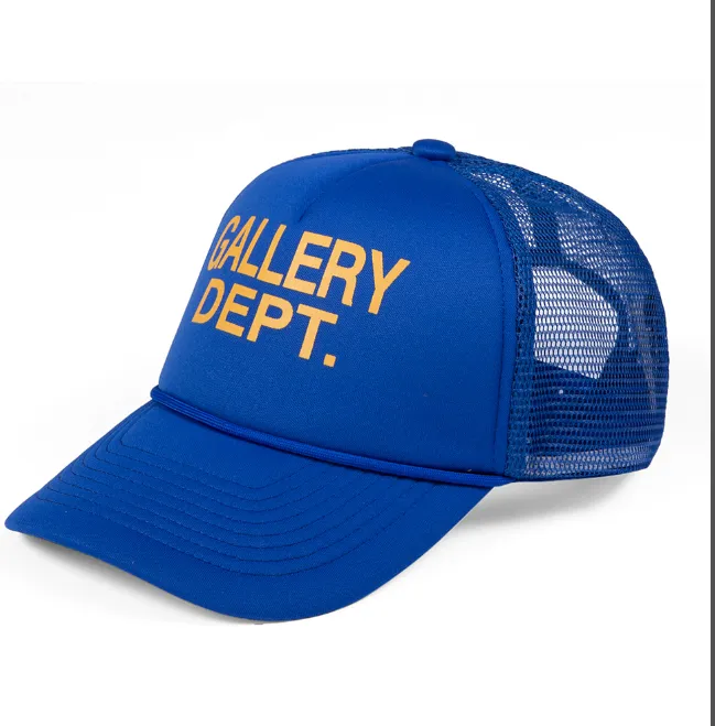 GALLERY DEPT. Truck Hat Mesh Breathable Baseball Hat Black Blue