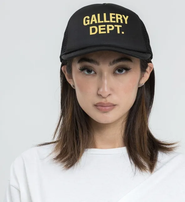 GALLERY DEPT. Truck Hat Mesh Breathable Baseball Hat Black Blue