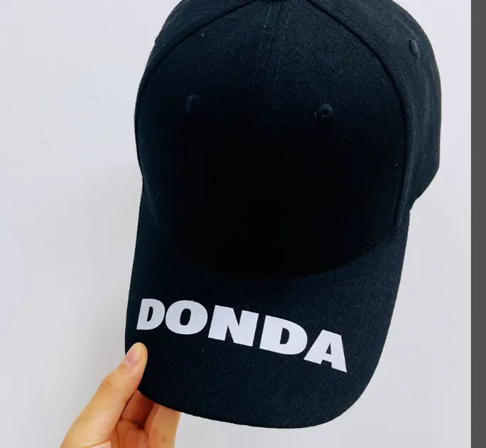 DONDA Kanye Concert Limited Hardtop Baseball Hat Duck Tongue Hat Black