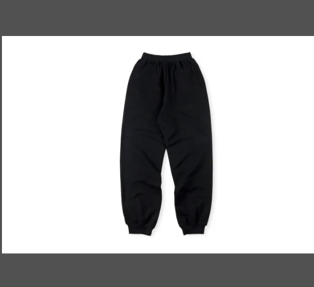 Vertabrae sweatpants three-dimensional letter sports casual pants