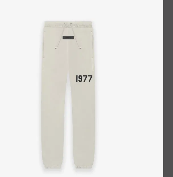 ESSENTIALS SWEATPANTS 1977 Pants Carbon Grey White S-XL