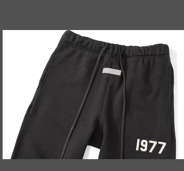 ESSENTIALS SWEATPANTS 1977 Pants Carbon Grey White S-XL