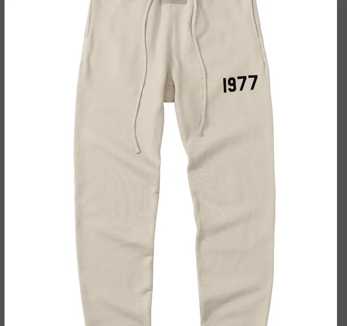 ESSENTIALS SWEATPANTS 1977 Pants Carbon Grey White S-XL