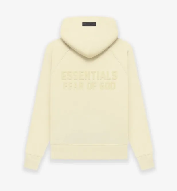 FEAR OF GOD ESSENTIALS Fullzip Hoodie FOG Double line Thick Plate Plush Zipper Hoodie with Velvet Coat Grey Black Wood Brown Light Yellow Milk White Smoke Grey Coral S M L XL