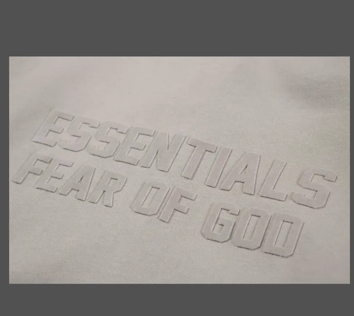 FEAR OF GOD ESSENTIALS Fullzip Hoodie FOG Double line Thick Plate Plush Zipper Hoodie with Velvet Coat Grey Black Wood Brown Light Yellow Milk White Smoke Grey Coral S M L XL