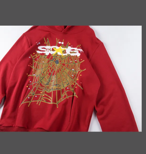 Young Thug Star Same Style Sp5der 555555 Hoodie Spider Web Hoodie