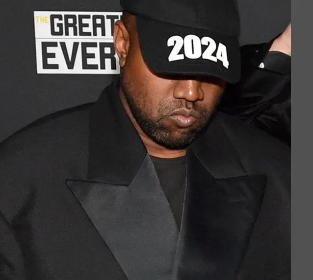 Kanye Kanye 2024 Digital Printed Velcro Baseball Hat, priced at ¥ 69