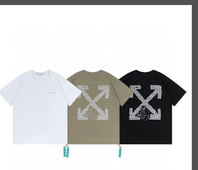 OFFWHITE New Printed Short Sleeve