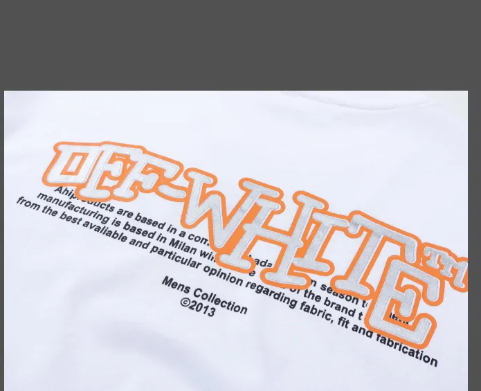 OFFWHITE New Printed Short Sleeve