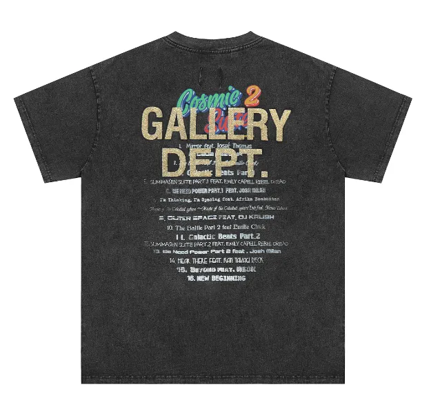 GALLERY DEPY Retro Washed Vintage Cruise Printed Short Sleeve