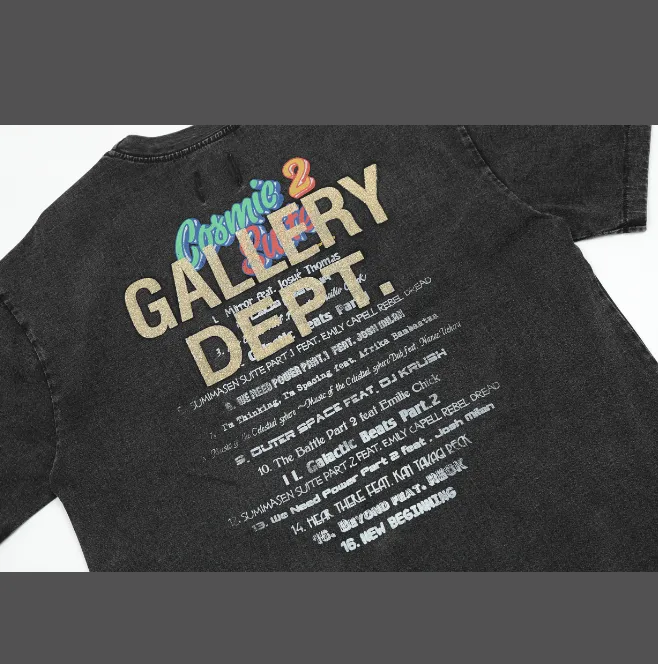 GALLERY DEPY Retro Washed Vintage Cruise Printed Short Sleeve