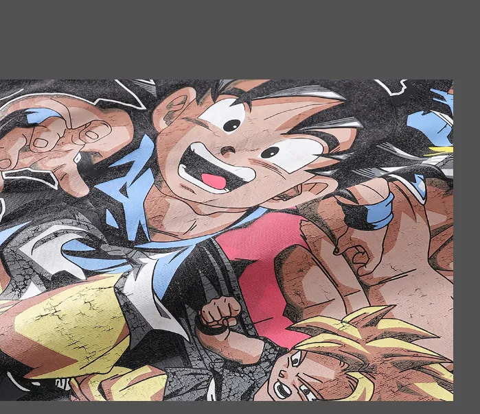 VINTAGE vintage explosive Goku print