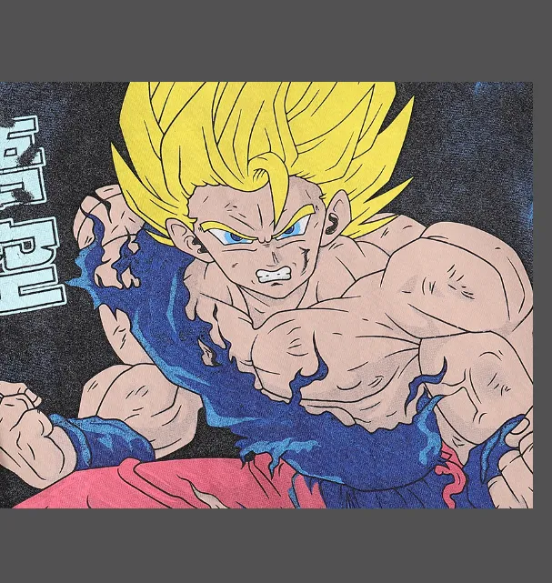 VINTAGE vintage explosive Goku print