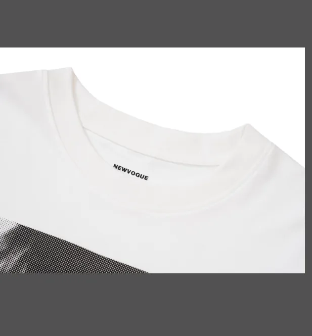 New Vogue x MM6 Maison Margiela Cultural Archive Photo LOGO Letter Printed Short Sleeve Black White Size 1 Size 2 Size 3