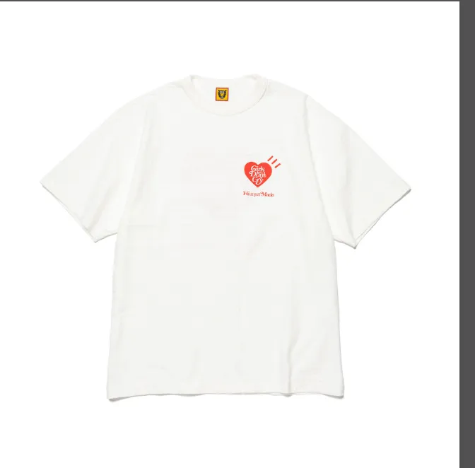 HUMAN MADE Collaboration GDC VALENTINE'S DAY T-SHIRT Love Logo Printed Valentine's Day Limited Edition Bamboo Cotton Cylinder Short Sleeve S M L XL