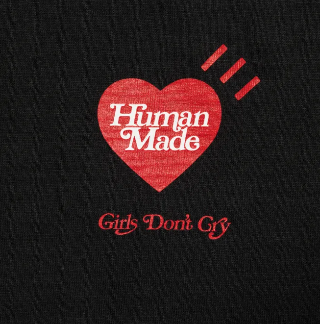 HUMAN MADE Collaboration GDC VALENTINE'S DAY T-SHIRT Love Logo Printed Valentine's Day Limited Edition Bamboo Cotton Cylinder Short Sleeve S M L XL