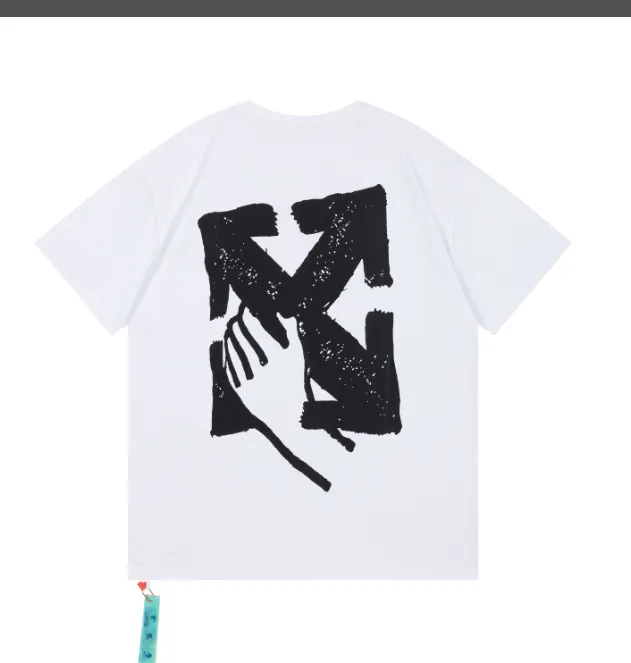 OFFWHITE New Graffiti Printed Short Sleeve