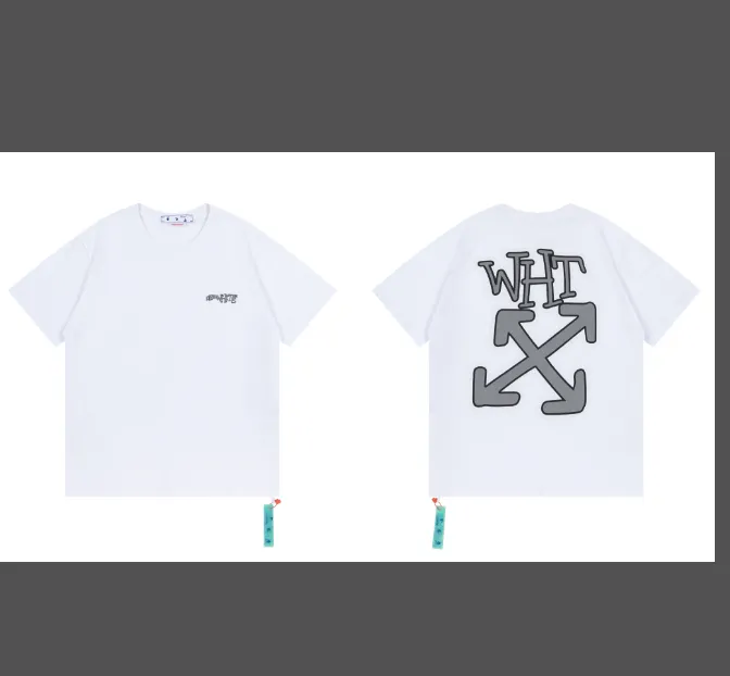 OFFWHITE Reflective Letter WHT Short Sleeve