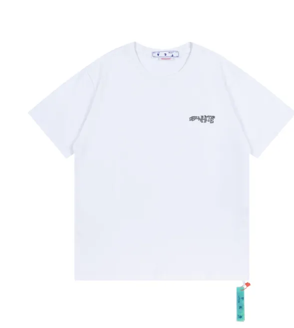 OFFWHITE Reflective Letter WHT Short Sleeve