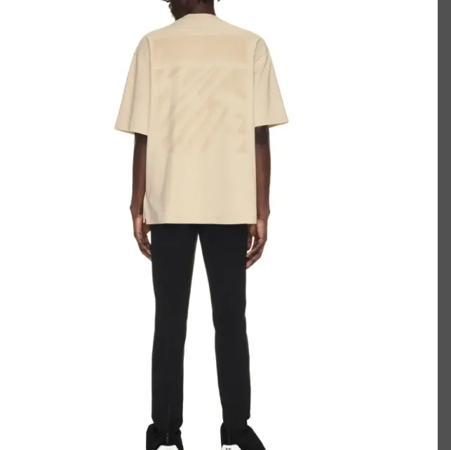 OFFWHITE New Sketch Speed Belt Printed Short Sleeve