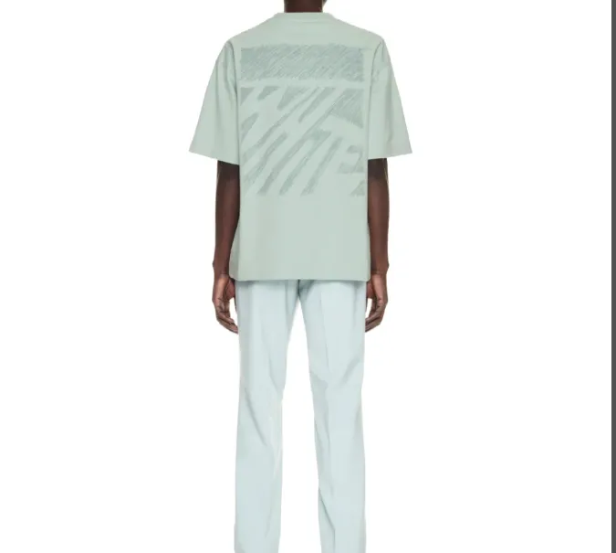 OFFWHITE New Sketch Speed Belt Printed Short Sleeve