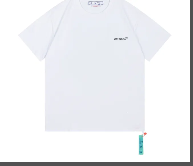 OFFWHITE New Sketch Speed Belt Printed Short Sleeve