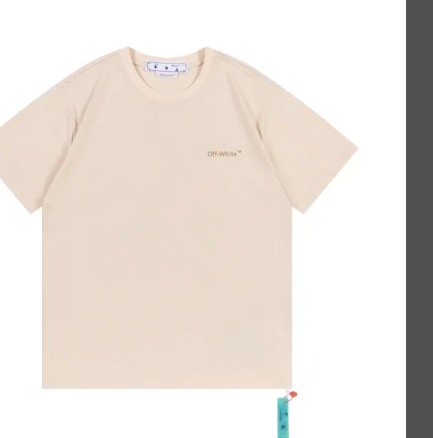 OFFWHITE New Sketch Speed Belt Printed Short Sleeve